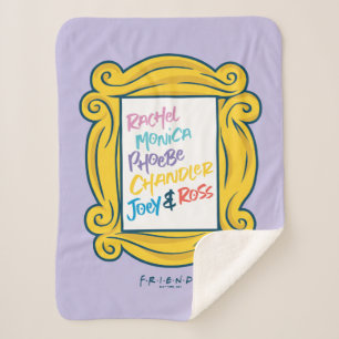 Couverture Sherpa Noms de FRIENDS™ dans Peephole