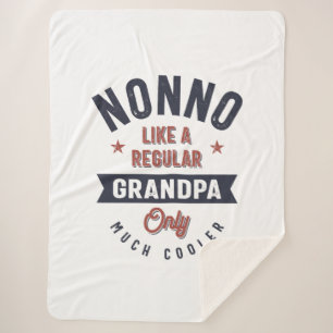 Couverture Sherpa Nonno comme un grand-père régulier seulement beauc