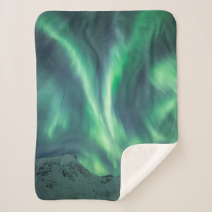 Couverture Sherpa Northern Lights Norvège