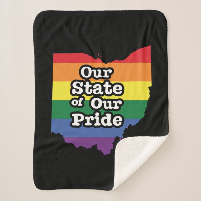 Couverture Sherpa Notre État de notre fierté| Ohio (Devant)