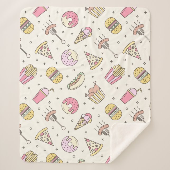 Couverture Sherpa Nourriture malsaine (Devant)