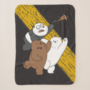 Couverture Sherpa Nous Ours Nus - Dernière tranche de pizza