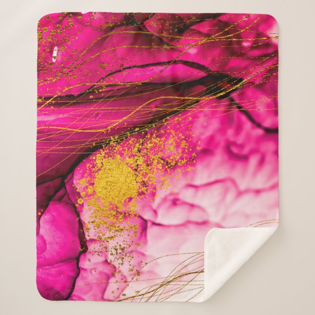 Couverture Sherpa Nuages Abstraits-ART. Une créativité transparente. (Devant)