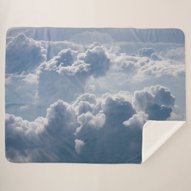 COUVERTURE SHERPA NUAGES DE TEMPÊTE (Devant (Horizontal))