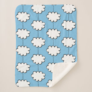 Couverture Sherpa Nuages sur des Ficelles