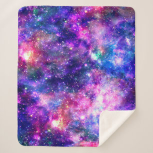 Couverture Sherpa Nuit Galaxy