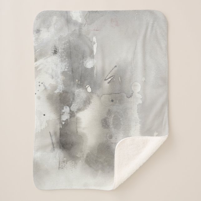 Couverture Sherpa Objets mystiques - Gris (Devant)