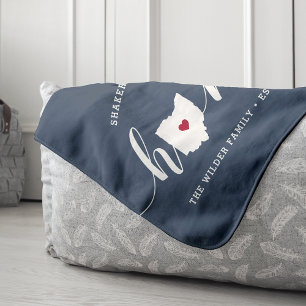Couverture Sherpa Ohio - État d'origine Personnalisé