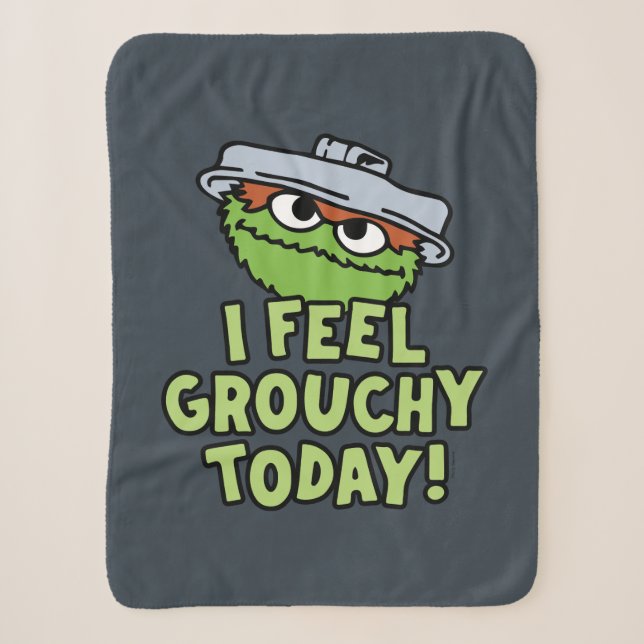 Couverture Sherpa Oscar le Groupement | Je Me Sens Grouchy Aujourd'H (Devant)