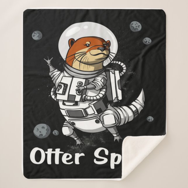 Couverture Sherpa Otter Space (Devant)