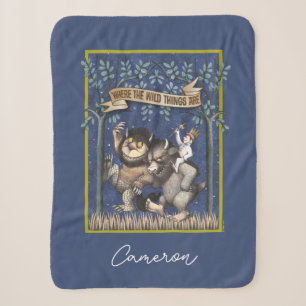 Couverture Sherpa Où sont les bêtes sauvages Ajoutez votre nom