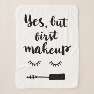 Couverture Sherpa Oui mais premier maquillage