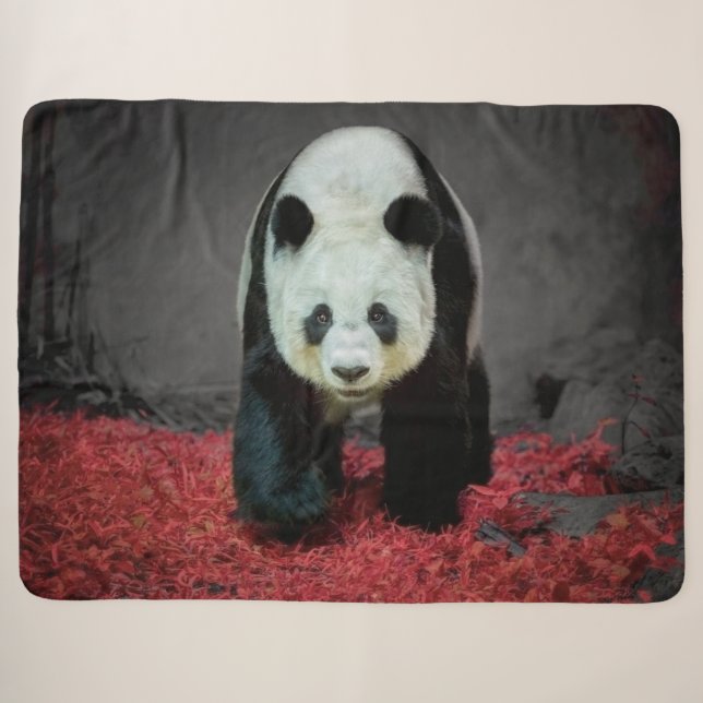 Couverture Sherpa Ours Panda (Devant (Horizontal))