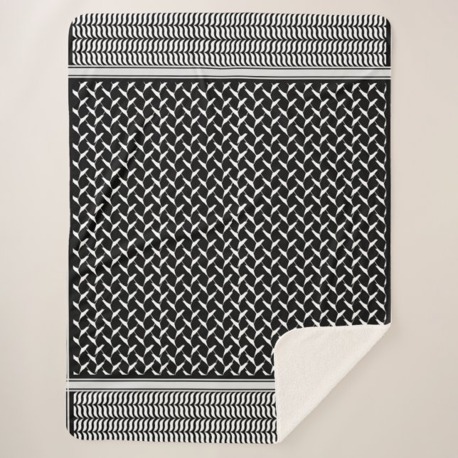 Couverture Sherpa Palestinien Keffiyeh (Devant)