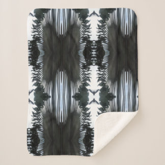 Couverture Sherpa palmette