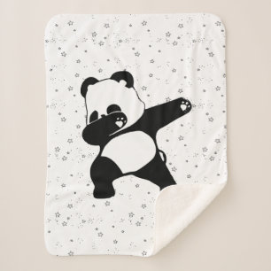 Couverture Sherpa Panda qui dab