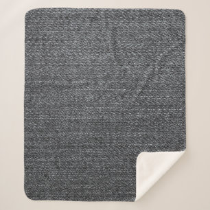 Couverture Sherpa Pantalon bleu texture de tissu denim