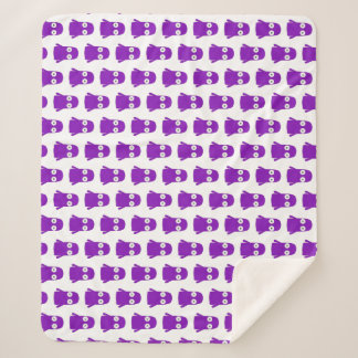 Couverture Sherpa Papier d'emballage mat Snoomies, 30" x 6'