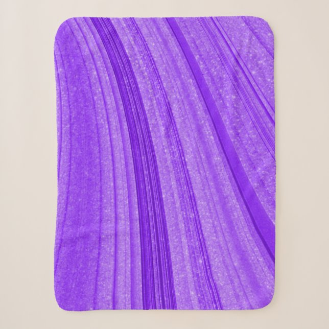 Couverture Sherpa Parties scintillant violet oneuse (Devant)
