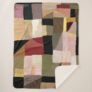 Couverture Sherpa Patchwork (Le berceau du fils)   Sonia Delaunay  