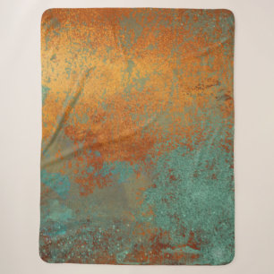 Couverture Sherpa Patina métallique riche en cuivre