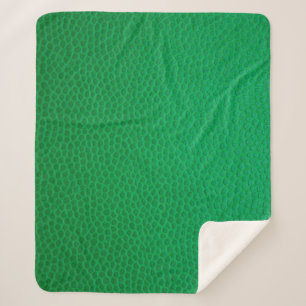 Couverture Sherpa Peau peau verte texture peau