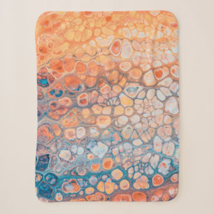 Couverture Sherpa Peinture acrylique