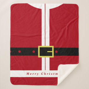 Couverture Sherpa Père Noël