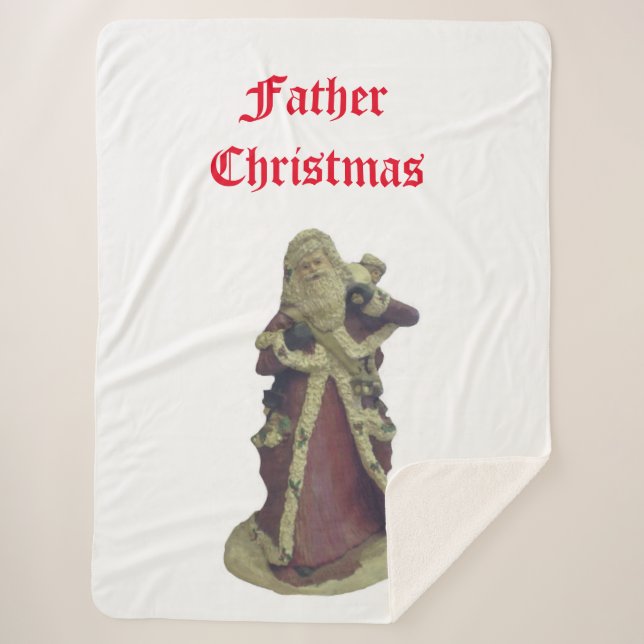 COUVERTURE SHERPA "PÈRE NOËL" (Devant)