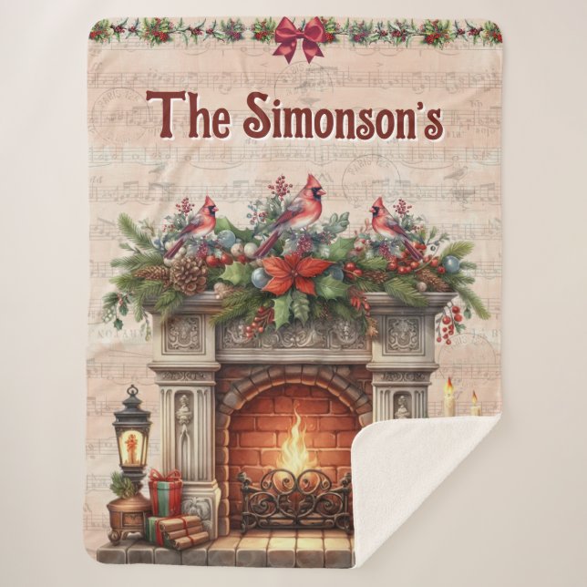 Couverture Sherpa Personalized Christmas (Devant)