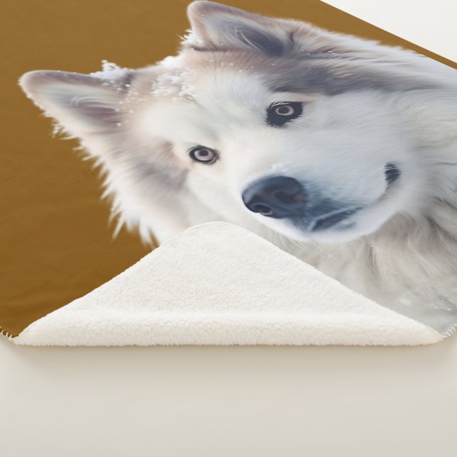 Couverture Sherpa Personalized Dog Photo Blanket (3/4)