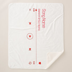 Couverture Sherpa Personnalisable votre musique préférée