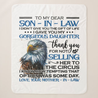 Couverture Sherpa Personnalisé À Mon Cher Fils En Droit