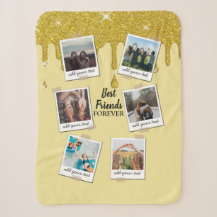 Couverture Sherpa Personnalisé Best Friends 6 Photo Collage personna