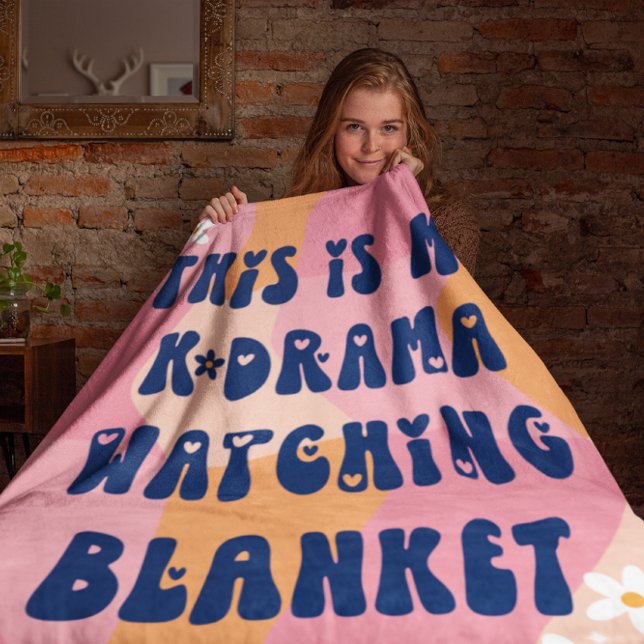 Couverture Sherpa Personnalisé Coréen dramatique amant KDrama regard (Créateur téléchargé)