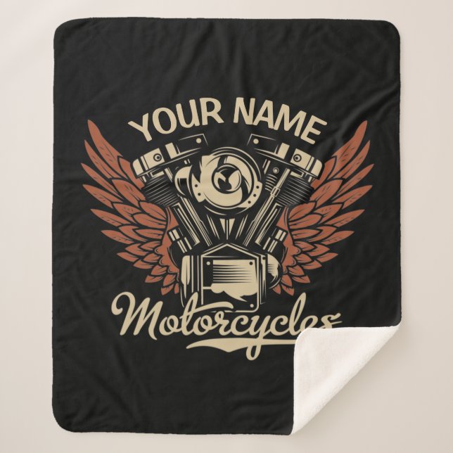 Couverture Sherpa Personnaliser Motocyclettes Motocyclettes Garage (Devant)