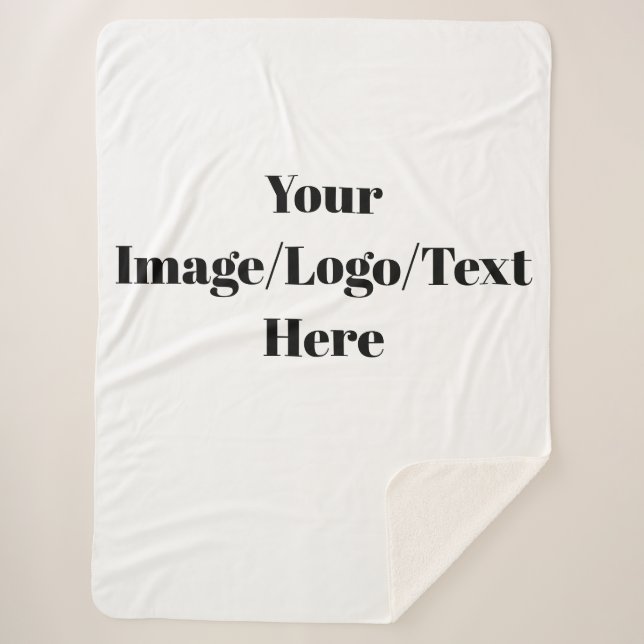 Couverture Sherpa Personnaliser ou Customiser (Devant)