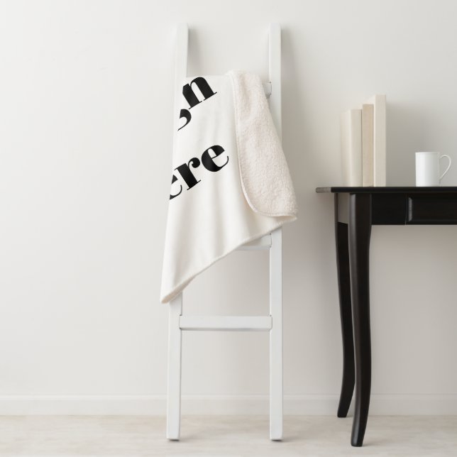 Couverture Sherpa Personnaliser ou Customiser (En situation)