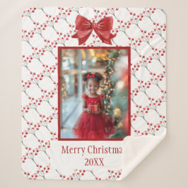 Couverture Sherpa Personnaliser Photo Joyeux Noël