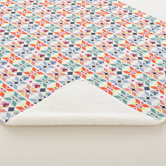 Couverture Sherpa petits motifs