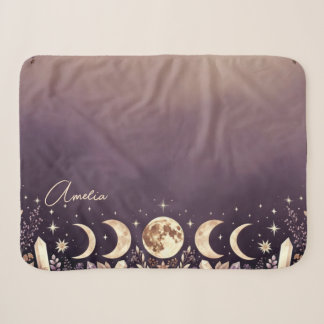 Couverture Sherpa Phases de lune célestes personnalisées