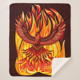 Couverture Sherpa Phoenix mythologique immortelle Créature