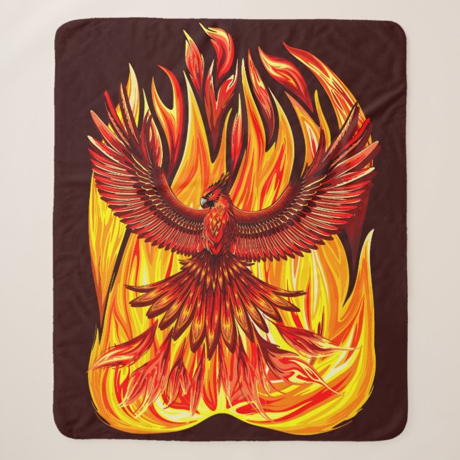 Couverture Sherpa Phoenix mythologique immortelle Créature (Devant)