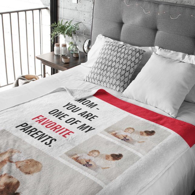 Couverture Sherpa Photo de collection moderne & Joyeux cadeau de la  (Créateur téléchargé)