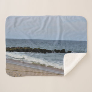 Couverture Sherpa Photo océan et plage