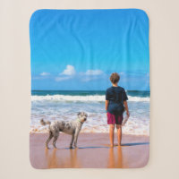 Photo personnalisée Baby Sherpa Blanket Votre Prop