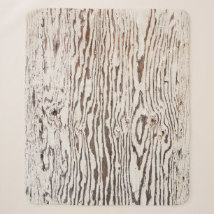 Couverture Sherpa Photographie de fond en bois brun