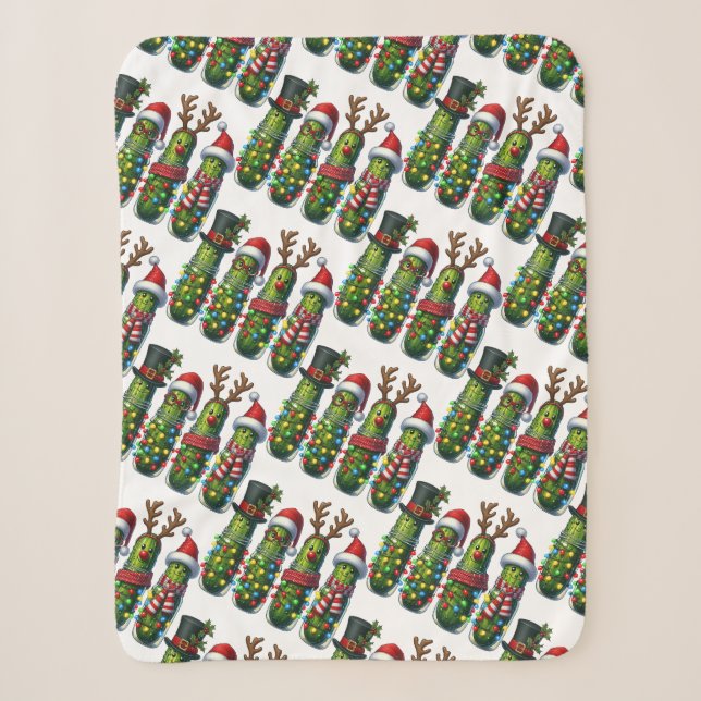 Couverture Sherpa Picks de vacances de Noël Sherpa Blanket (Devant)