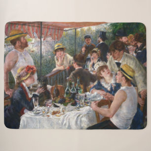 Couverture Sherpa Pierre-Auguste Renoir - Déjeuner de la fête nautiq
