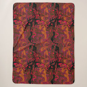 Couverture Sherpa Pierre d'incendie du chaos orange